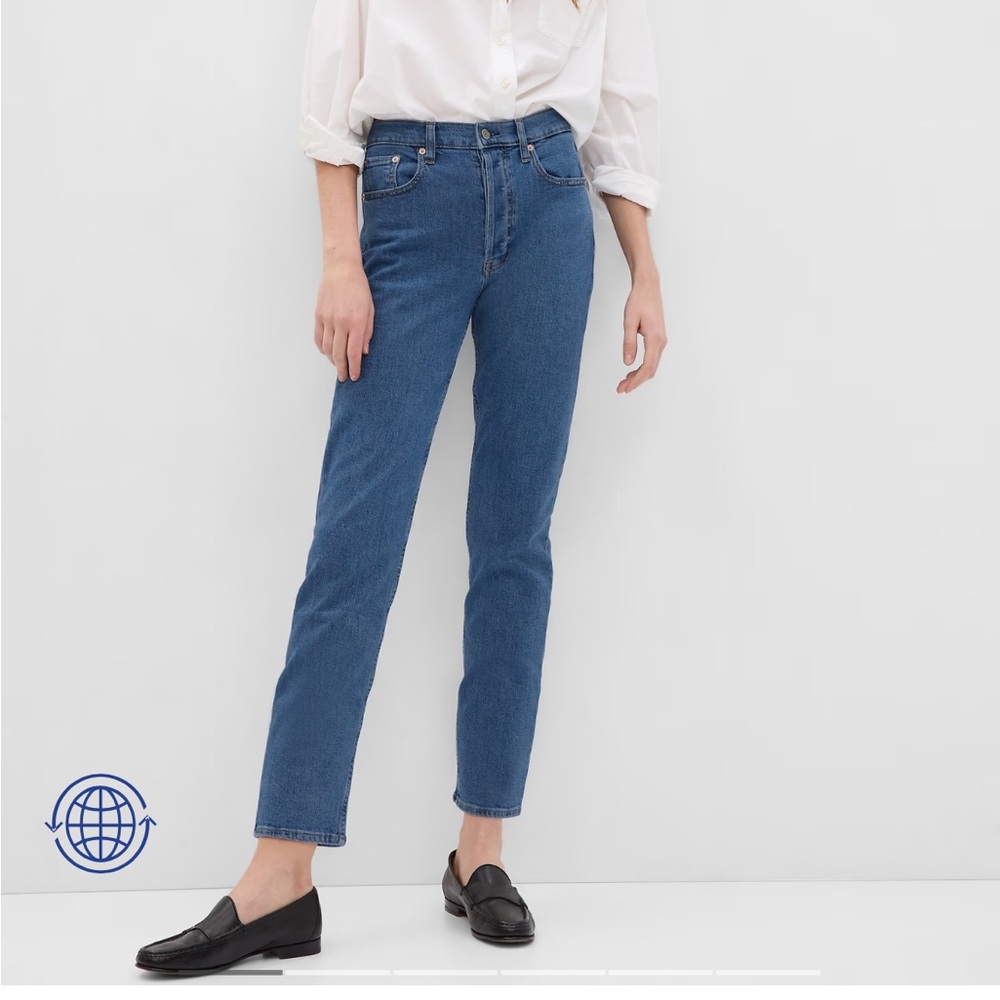 Gap Cheeky Straight High Rise Jeans